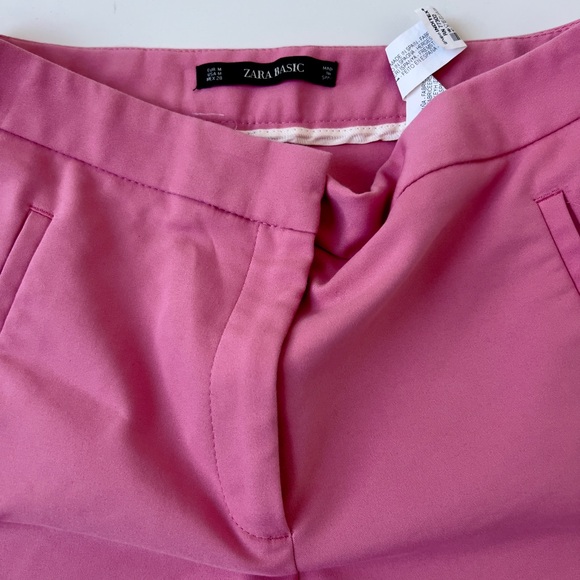 Zara High Waist Pink Women's Shorts - Picture 2 of 5